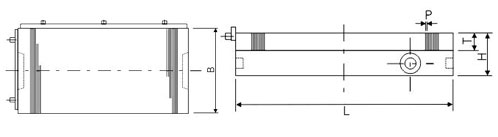 แม่เหล็กเจียรเส้นแรงถี่ รุ่นประหยัด drawing