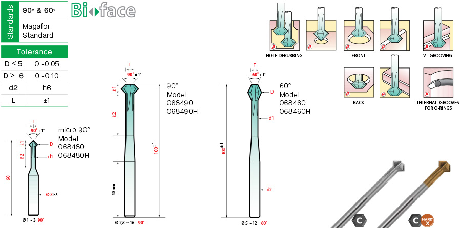 ไบเฟส แชมเฟอร์สองด้าน drawing