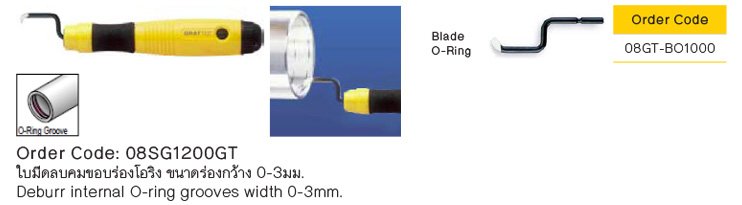 ชุดใบมีดล้างร่องโอริง drawing