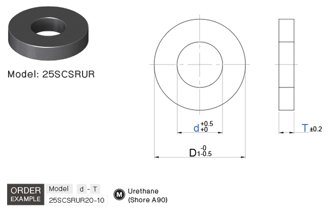 วอชเชอร์ สปูลรีเทนเนอร์ drawing