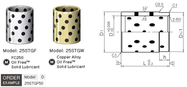 บุช ลิฟเตอร์คุชชั่นพิน drawing