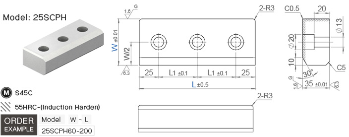 แคมอัพเปอร์เพลท เหล็กกล้า drawing