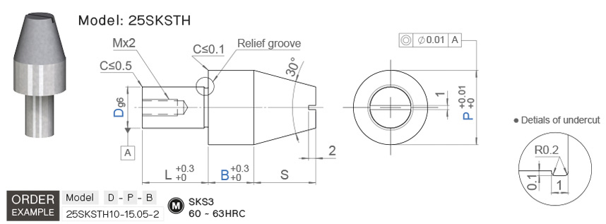 ไพล็อตพินล็อคตำแหน่ง SKSTH drawing
