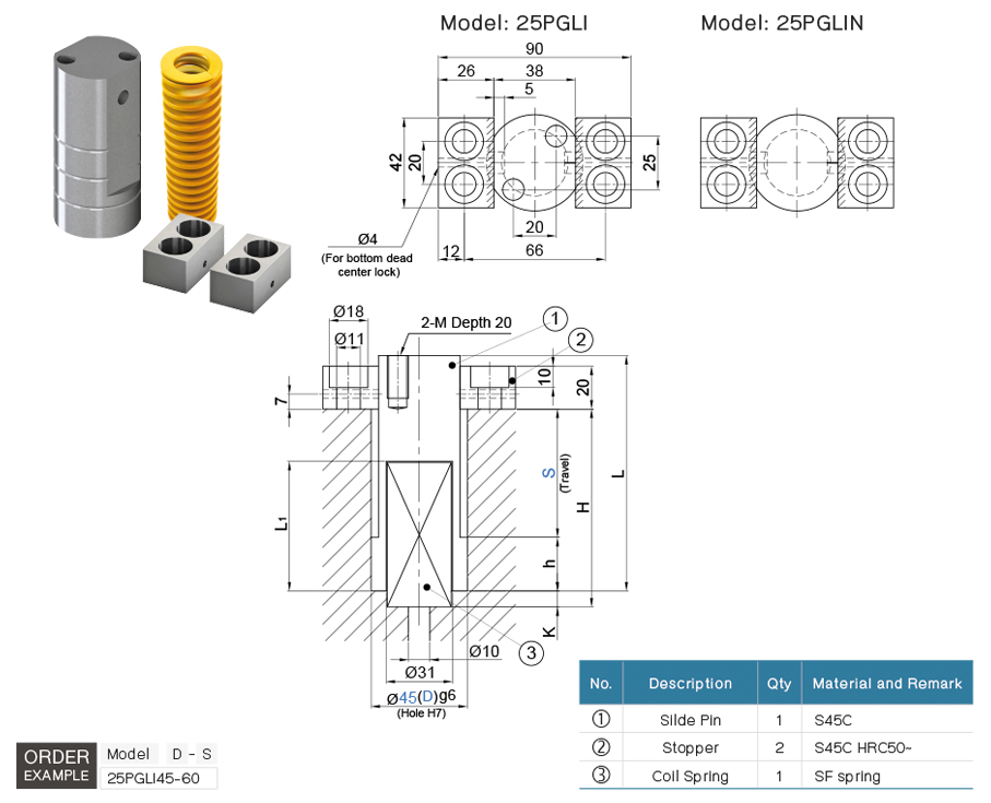 Embed Lifter Unit for Progressive Die drawing