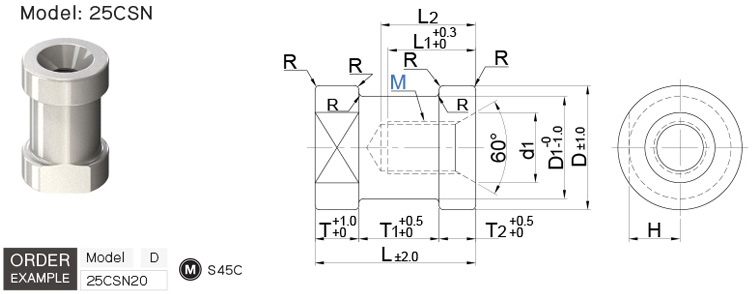 Cast-In Lifting Bolts drawing