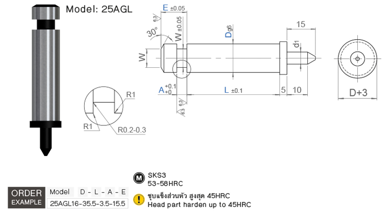 ไกด์ลิฟเตอร์ สำหรับงานหนัก drawing
