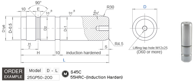 ไกด์โพส สำหรับสวมอัด drawing