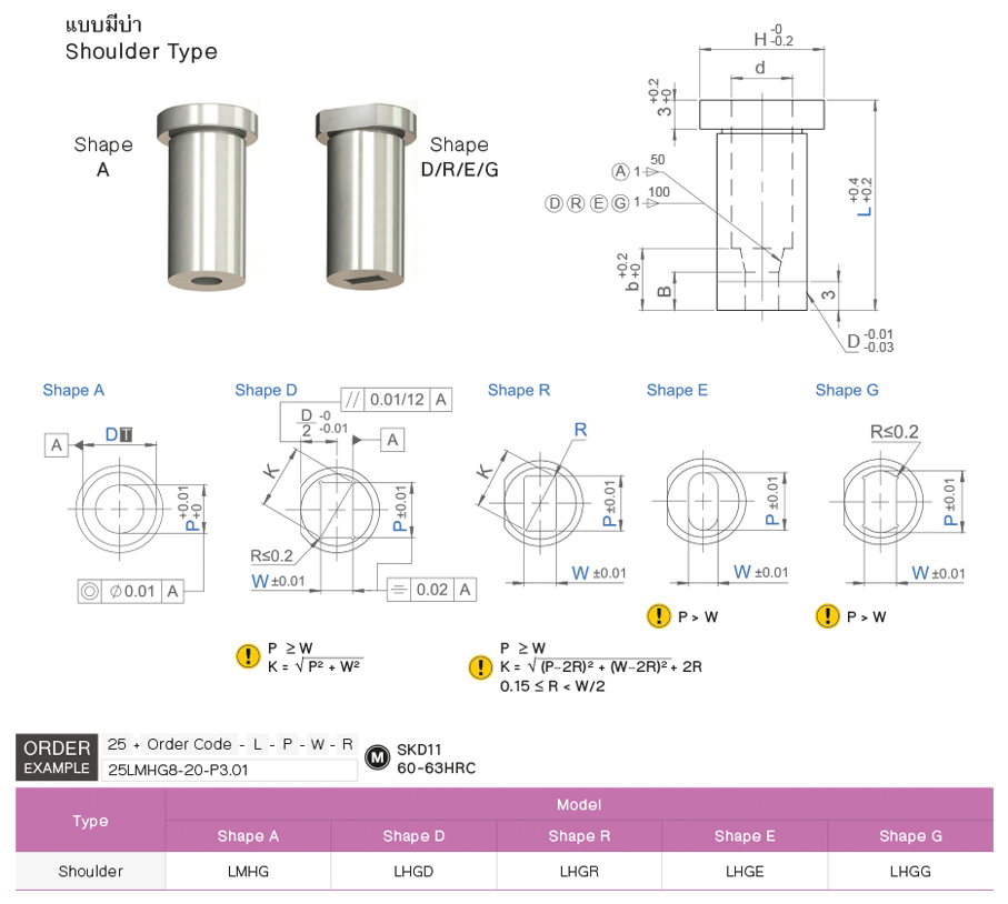 พั้นช์ไกด์บุชรุ่นยาว แบบมีบ่า drawing