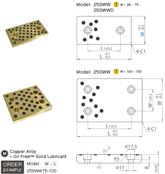 แวร์เพลททองเหลือง (20มม) drawing