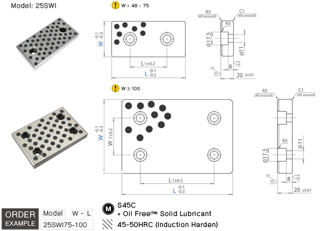 Steel Wear Plate (20mm) drawing