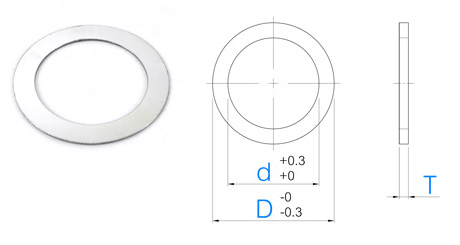 แผ่นชิมแหวน drawing