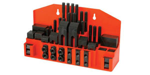 Clamping Kit Set set of 52pcs clamps and nuts hardness up to 27-37HRC