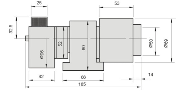 Diamond Wheel Dresser drawing
