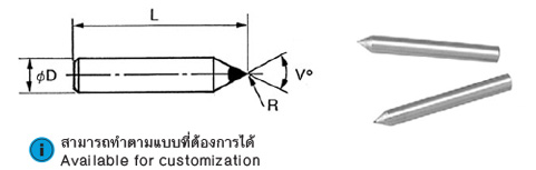 เพชรกรีดหินหัวแหลม drawing