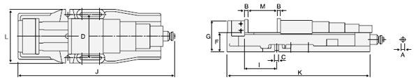 Multi-Power Fixed Angle Vice drawing