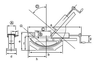 ปากกาไฮดรอลิคเอียงองศา drawing