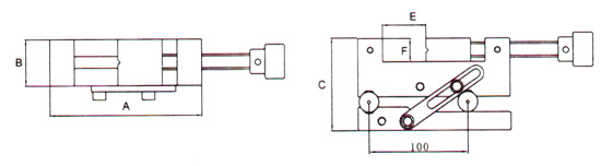 ปากกาเจียรนัย เอียงองศาไซน์ ล็อคด้วยสกรู drawing