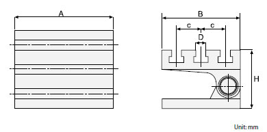 Tilting Angle Plate drawing