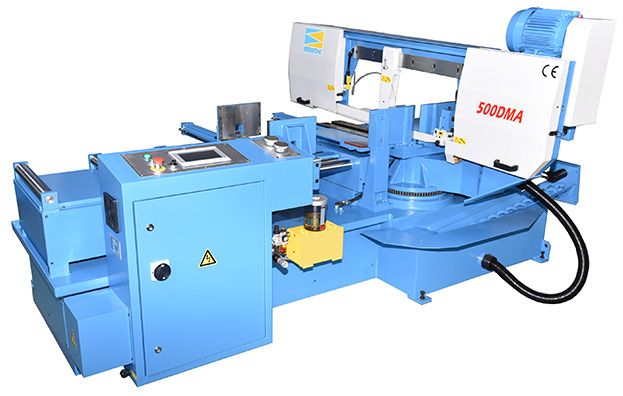 CNC Double Miter Band Saw Machines drawing