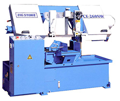 Semi-Auto Double Column Band Saw Machines drawing