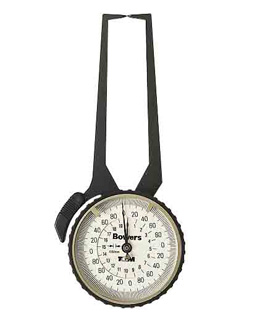 Bowers External Dial Caliper drawing