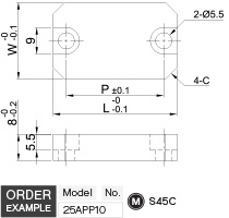 สต๊อปเปอร์เพลท สำหรับแองกูล่าพิน drawing