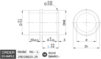 บุชสำหรับบอลรีเทนเนอร์ drawing