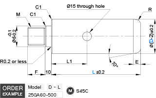 ส่วนต่อลีดเดอร์พิน drawing