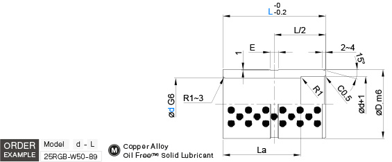 ไกด์บุชสำหรับแม่พิมพ์ฉีด drawing