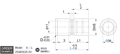 ลีดเดอร์บุช แบบตรง drawing