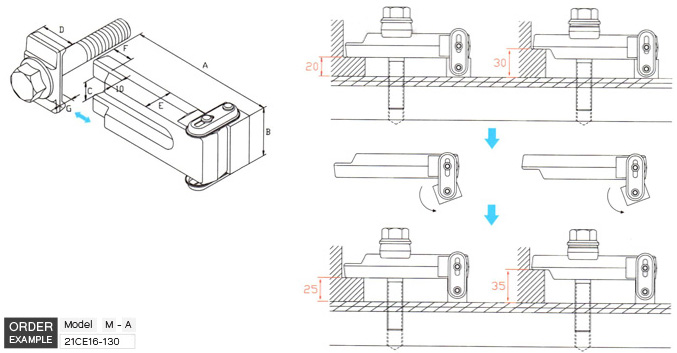 Smart Clamp แคลมป์ยึดแม่พิมพ์ drawing