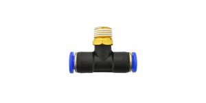 ข้อต่อสวมเร็ว เกลียวตัวผู้ ตัว T