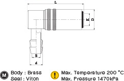 โมลด์คัปปลิ้งหักศอก 90° (G-Type) drawing