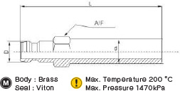 โมลด์ฟิตติ้งนิปเปิ้ล รุ่นยาว (G-Type) drawing