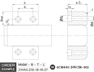 Square Guide Jaws drawing