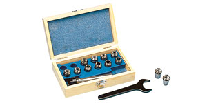 Straight ER Collet Chuck Set