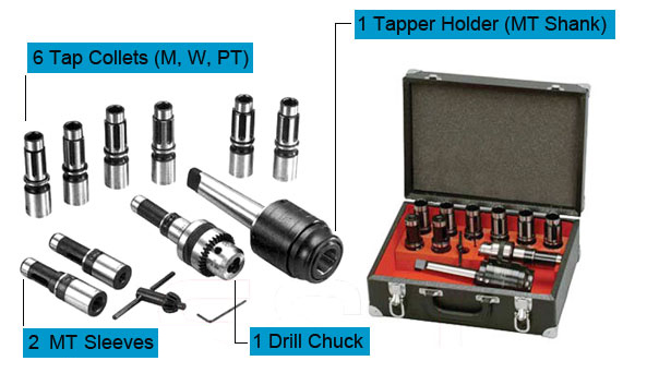 ชุดหัวจับต๊าป และ หัวจับดอกสว่าน drawing