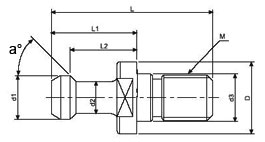 พูลสตัด รุ่น BT drawing