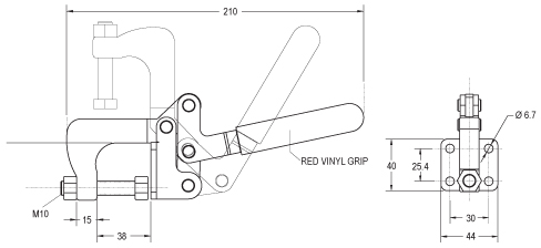 ท็อกเกิ้ลแคลมป์ (Pull Back) drawing