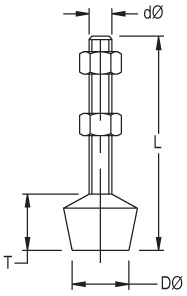 หัวเปลี่ยน ท็อกเกิ้ลแคลมป์ (Neoprene) drawing