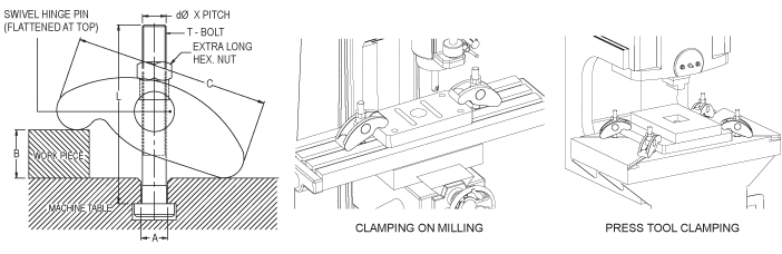 Universal Strap Clamp drawing