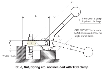 Cam Clamp drawing
