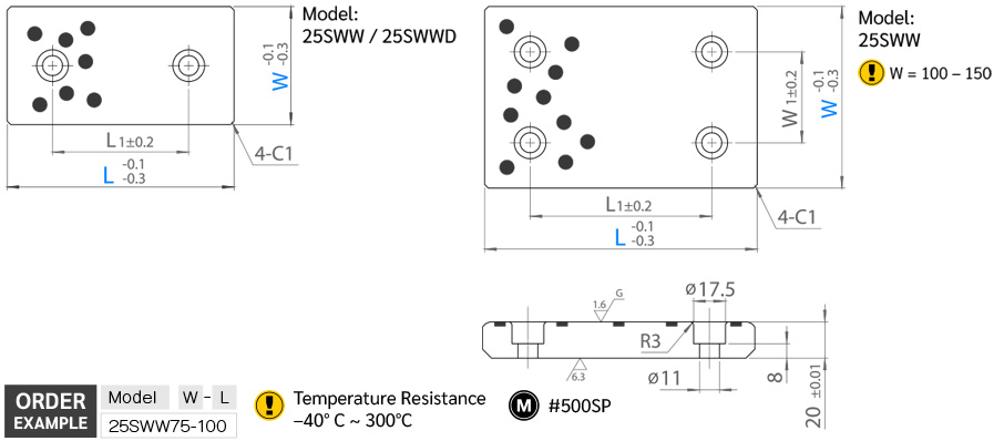 เพลททองเหลือง (20มม) drawing