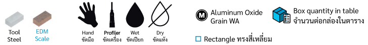 หินขัดอีดีเอ็ม Boride AS-9 drawing