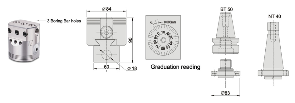 ชุดหัวคว้าน BHB drawing