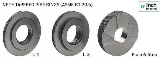 NPTF Pipe Ring Gage drawing