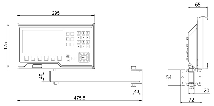 SRT ตู้ดิจิตอลจอ LCD drawing