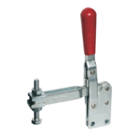 Vertical Hold-Down Toggle Clamp (Straight Base)